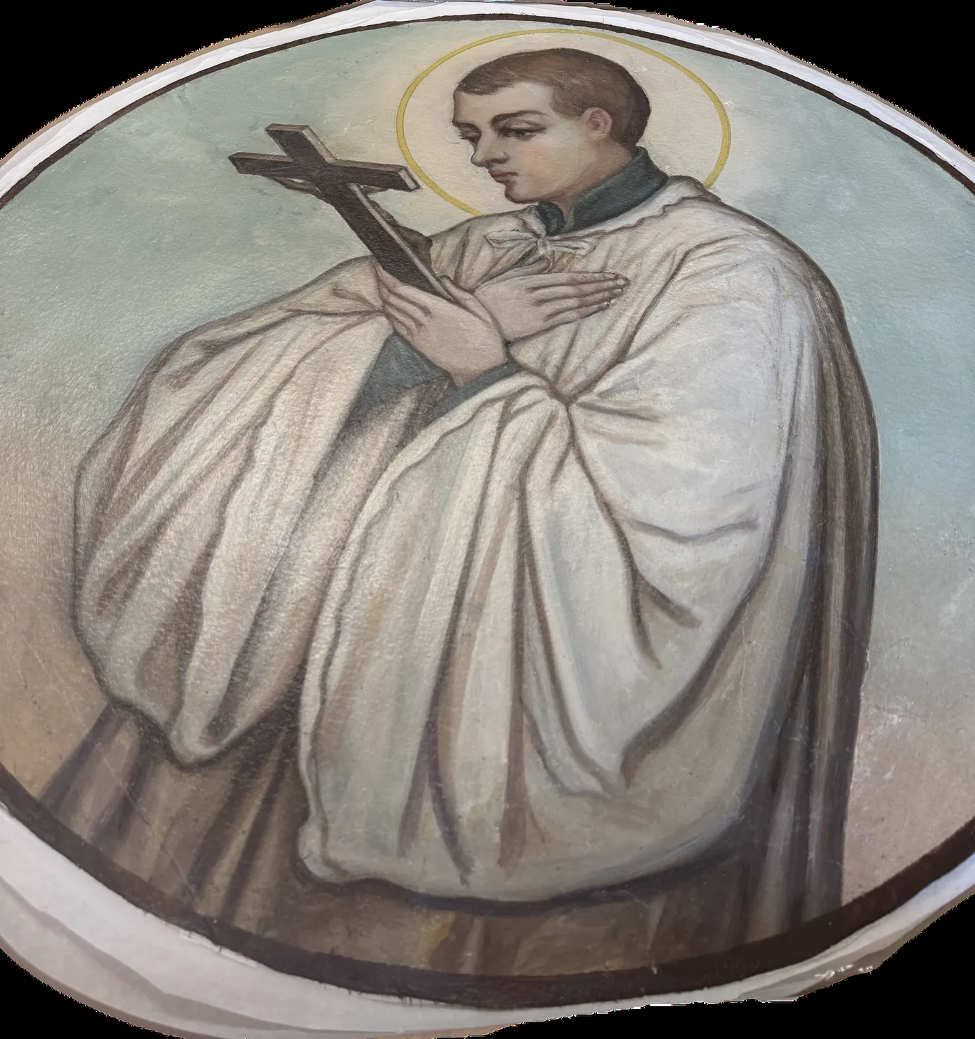 Cathedral Paintings conservation treatment documentation, image 5